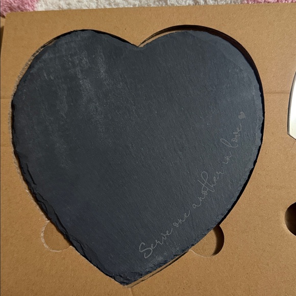 Slate Board Serving Set with Utensil - Picture 3 of 8